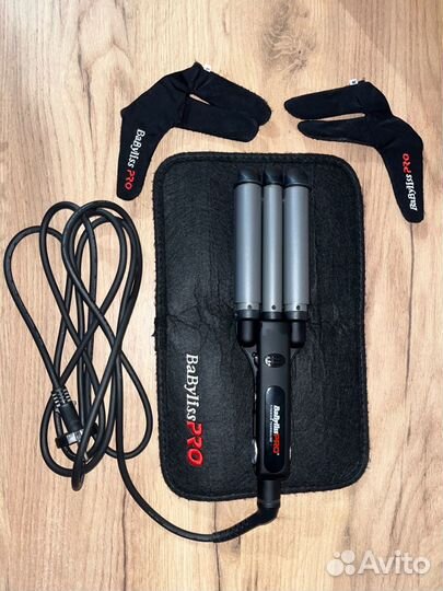 Плойка babyliss pro, кудри, волны, стайлер
