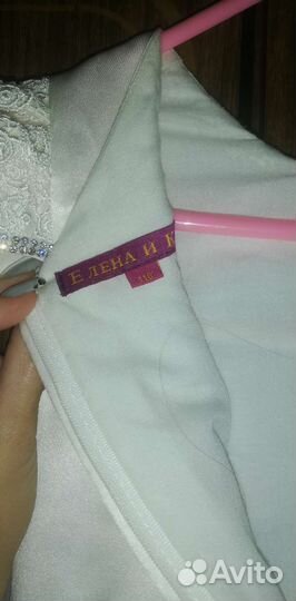 Платье для девочки праздничное 116