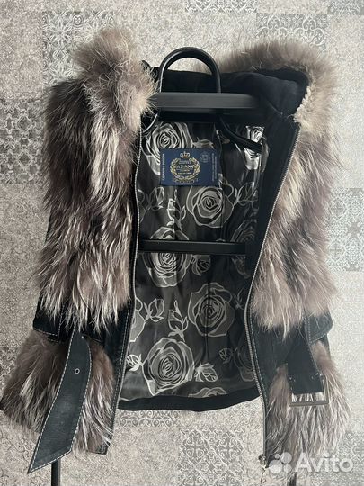 Жилет из чернобурки