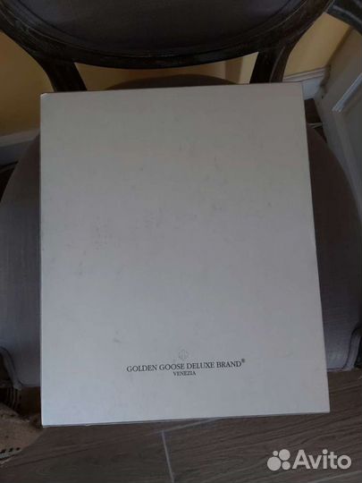 Мужские кожаные ботинки Golden goose