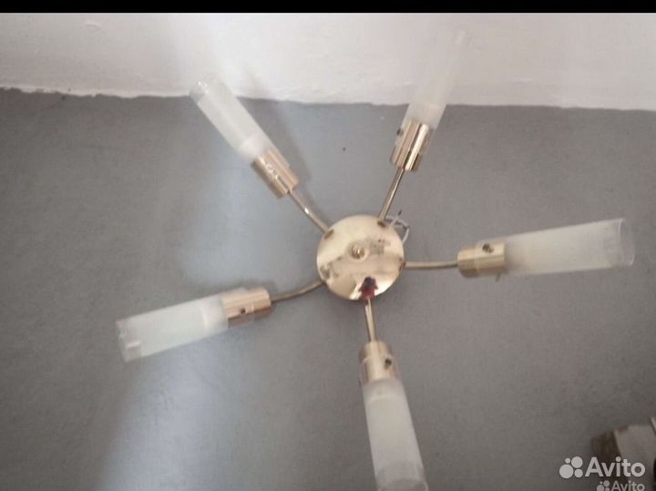 Люстра потолочная бу
