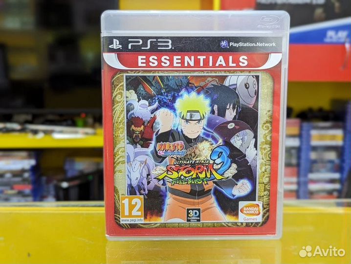 Naruto: Ultimate Ninja Storm 3 Full Burst PS3, бу