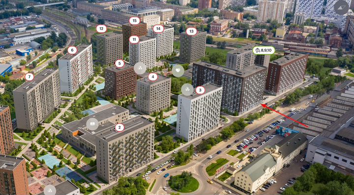 Аренда 1-я линия, 69 м² Собственник