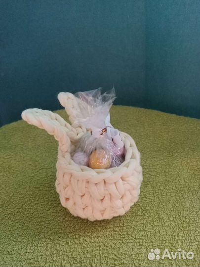 Корзинки вязаные