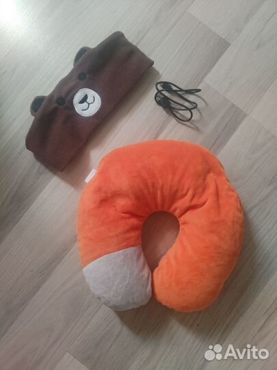 Подголовник и маска для сна