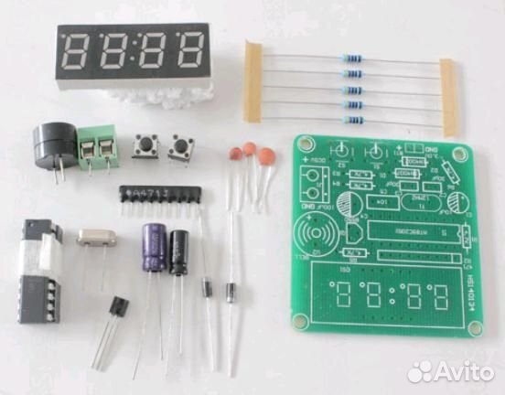 YSZ-4 электронные часы набор конструктор для сборк