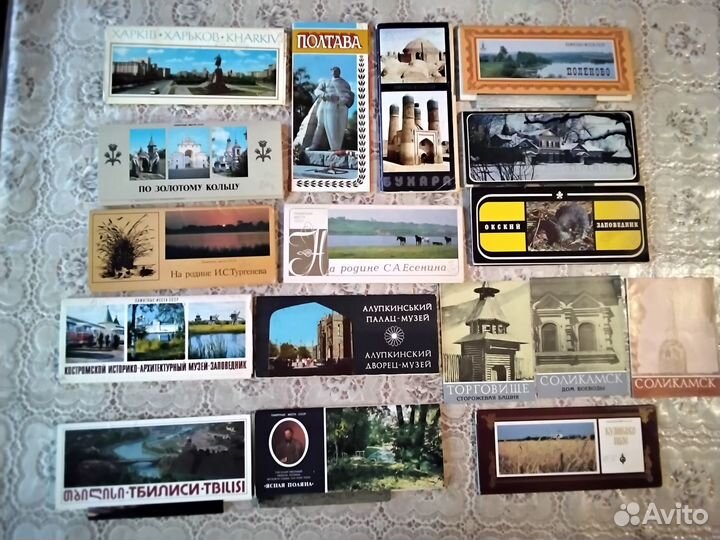 Города и памятные места в открытках СССР