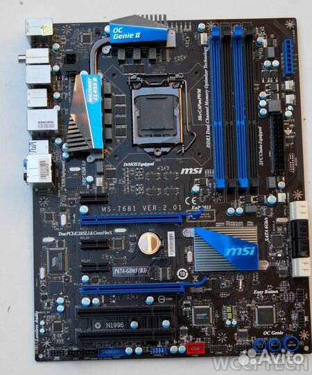 Материнская плата 1155, MSI P67A-GD65 (B3)