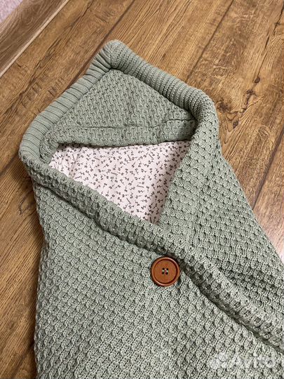 Конверт-плед на выписку loomknits