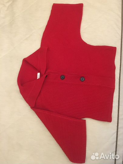 Кардиган вязанный, красный Laurel