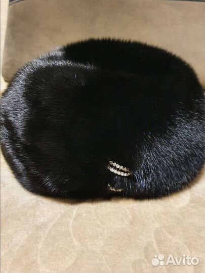 Берет женский норковый