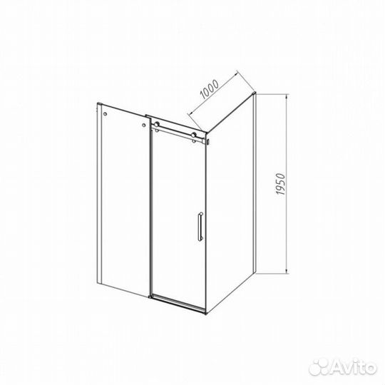 Душевой уголок Vincea Como-N VSR-4CN 120x100