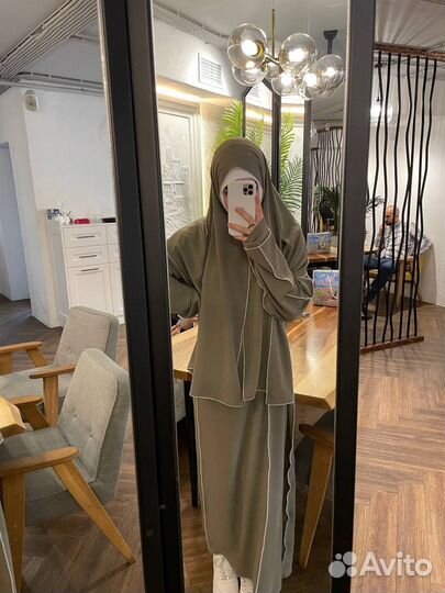 Платье и шейла для покрытых