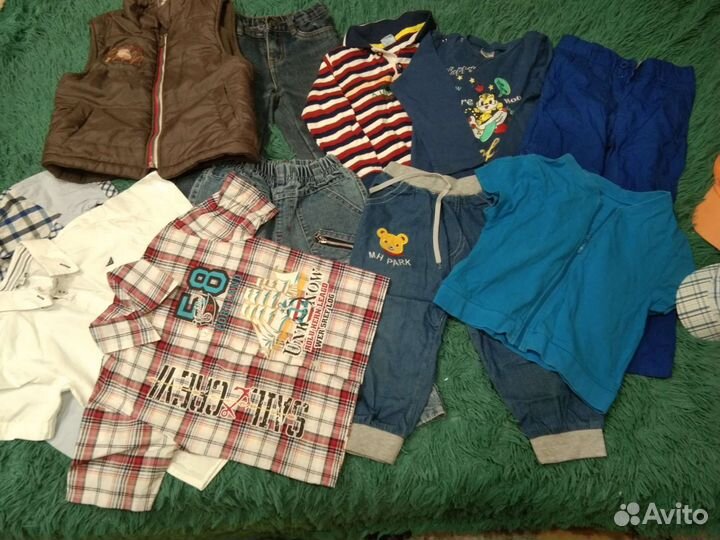 Вещи пакетом на мальчика 104-110
