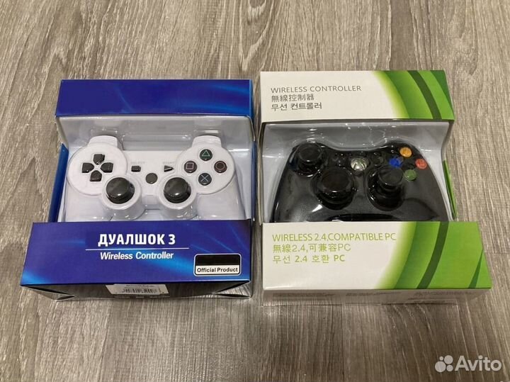 Джойстики PS3 и xbox 360