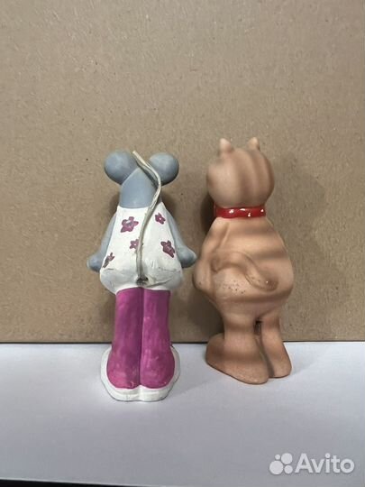 Кошки и Мышка керамические фигурки