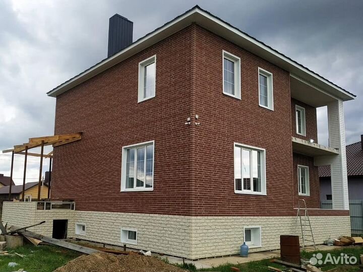 Фасадные панели под кирпич/камень (Альта профиль)