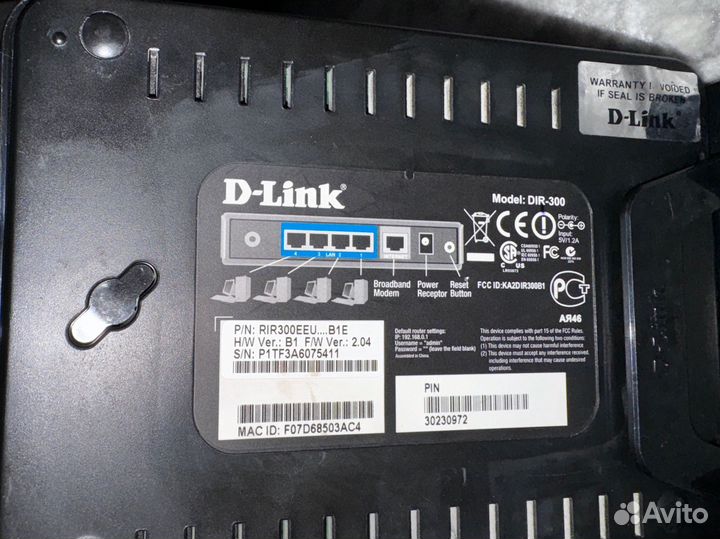 Wifi роутер D-Link DIR-300