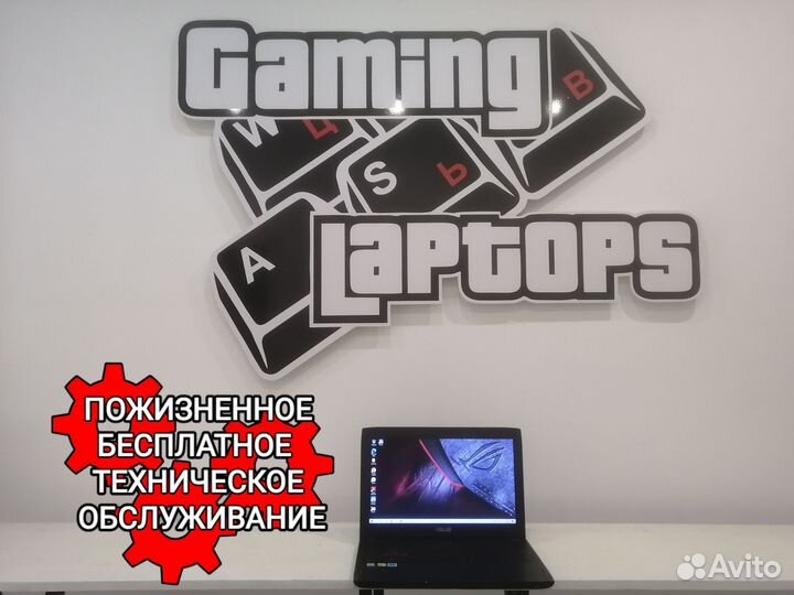 Игровой ноутбук asus Full HD i5/GTX1060/SSD