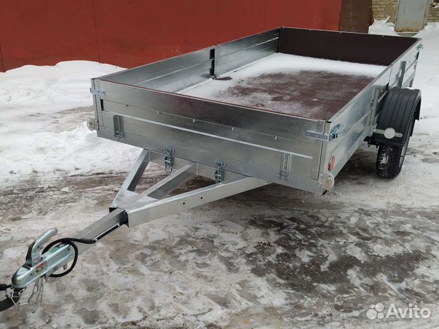 Прицеп оцинкованный 3000х1500мм с тентом 1,5м