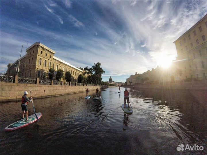 Экскурсия — На Sup-Борде По Большой Неве И Каналам