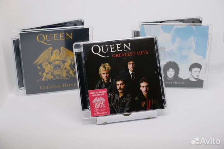 CD Queen Greatest Hits 1, 2, 3 (Island records)