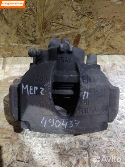 Суппорт тормозной передний правый Renault Megane 2