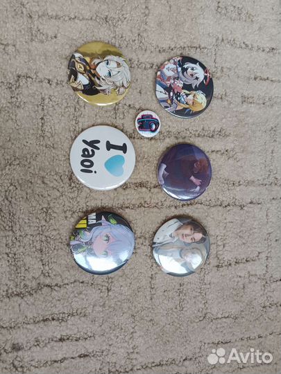 Аниме значки