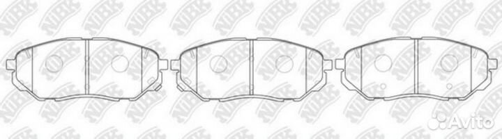 PN0662,PN0662-nibk колодки дисковые передние\ KIA Sorento 15,nibk, арт. PN0662, 12,nibk