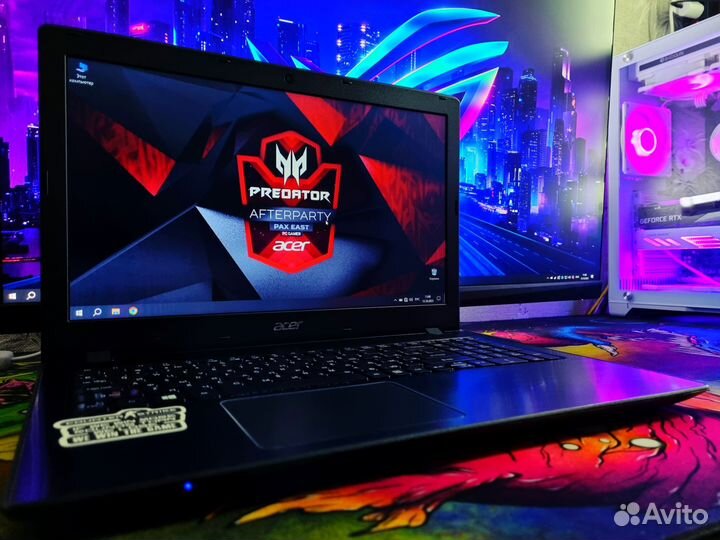 Мощный Игровой Acer На intel & Nvidia 940 MX