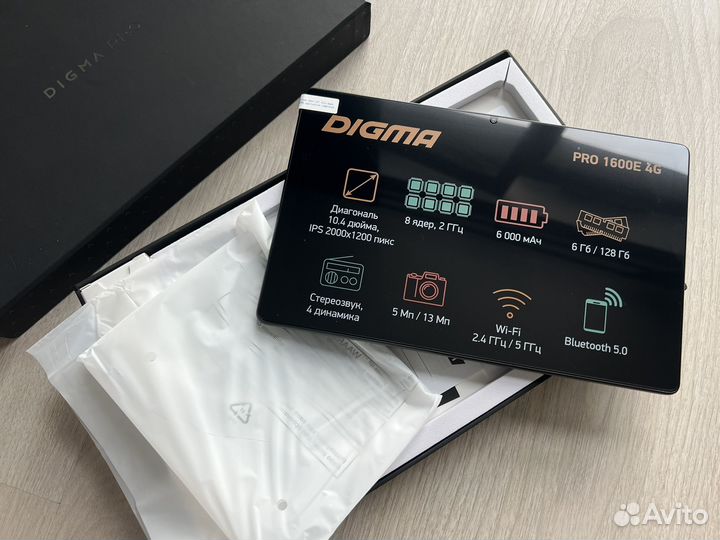 Планшет Digma Pro 1600E 4G 10.4” 128 гб