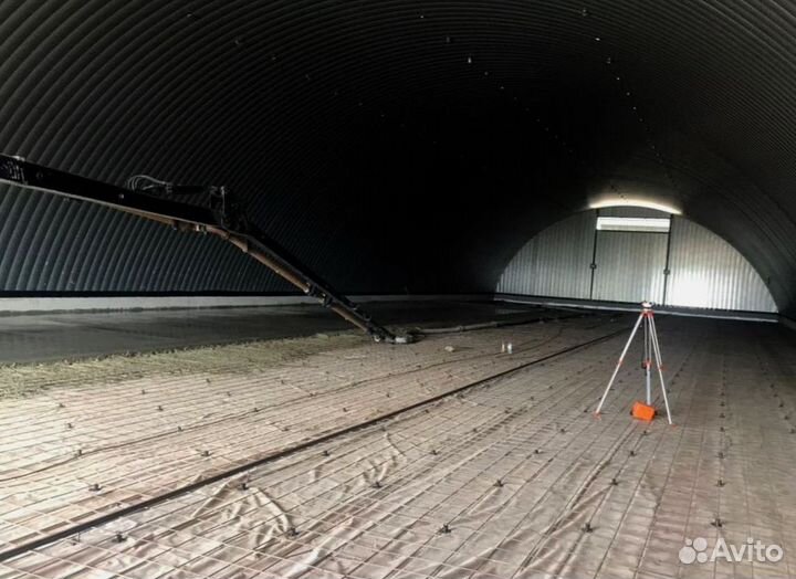 Ангар каркасный