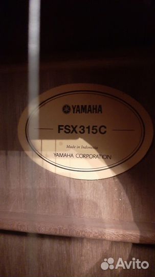 Электроакустическая гитара yamaha FSX315C
