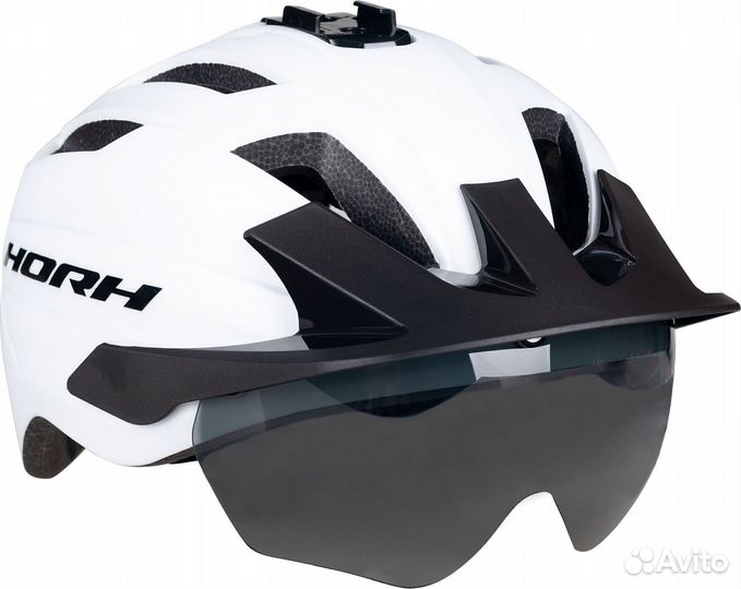 Шлем Horh 46+линза белый Ana1525