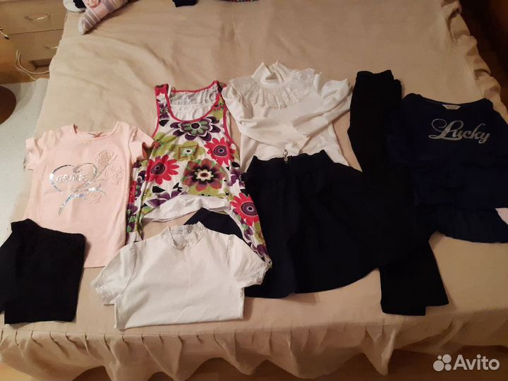 Одежда для девочки пакетом р128