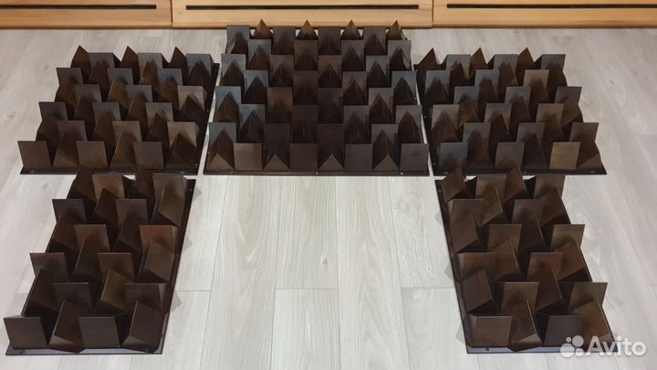 Акустические диффузоры пирамиды