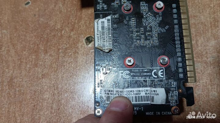 Видеокарта gt630 1gb