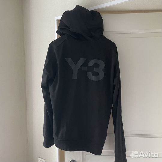 Y-3 adidas yohji yamaoto zip hoodie L оригинал