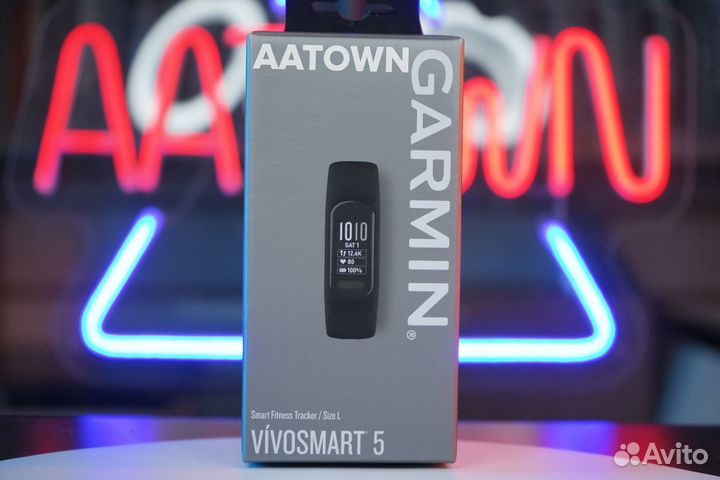 Garmin Vivosmart 5 Large Black - Черныe Большие