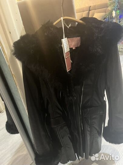 Дубленка искусственная женская 42 44