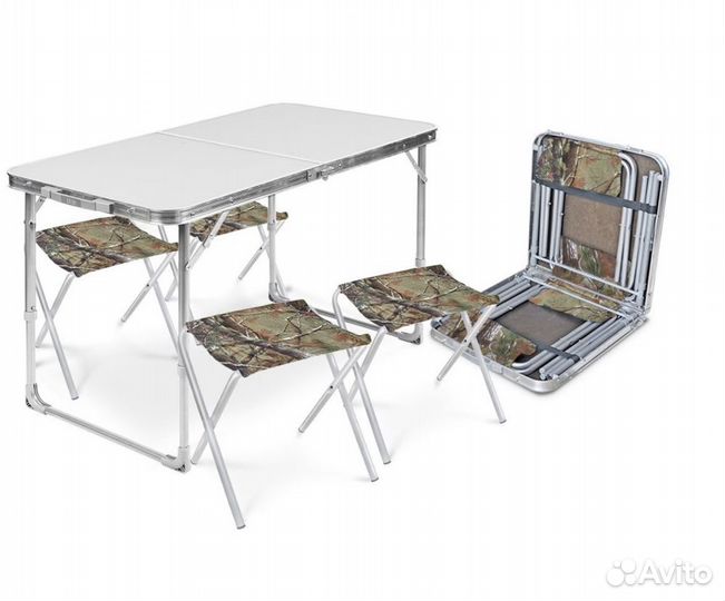 Комплект мебели походный (стол и 4 стула)