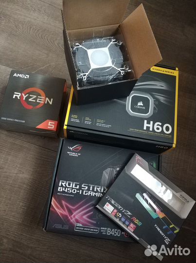 Asus ROG Strix B450-I Gaming/Ryzen5 5600xBOX/16Gb