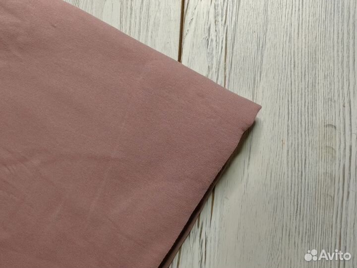 Футер однотонный ткань