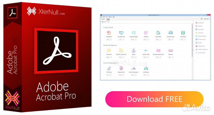 Adobe Acrobat PRO 2023 рус (бессрочная лицензия)