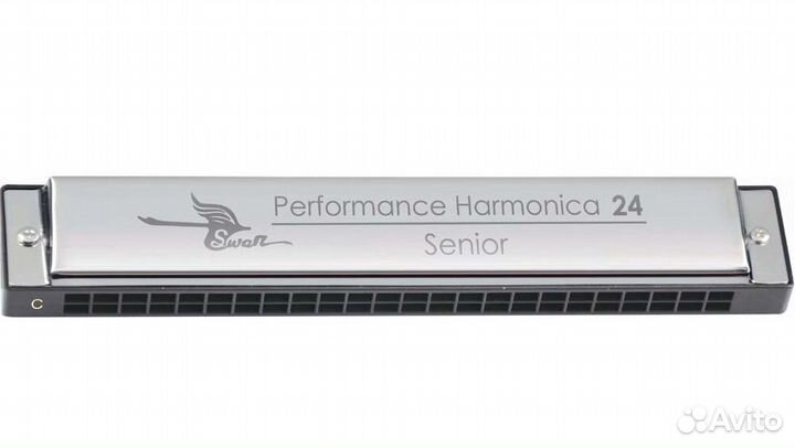 Набор губных гармошек тремоло, Swan