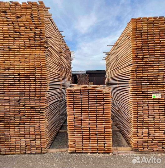 Доска обрезная 25х100х6000