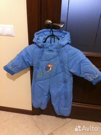 Комбинезон зимний для мальчика, рост 80-86 см