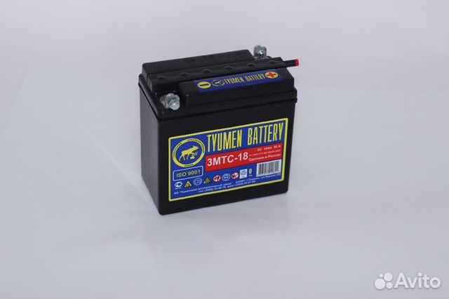 Аккумулятор мотоциклетный 18Ah