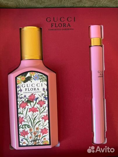 Духи gucci flora gorgeous gardenia, 50мл+ 10мл
