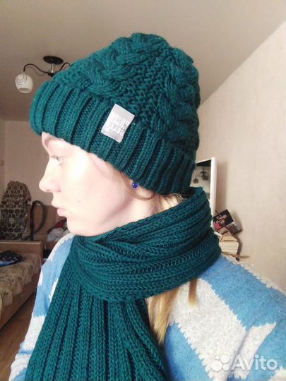 Комплект шапка шарф